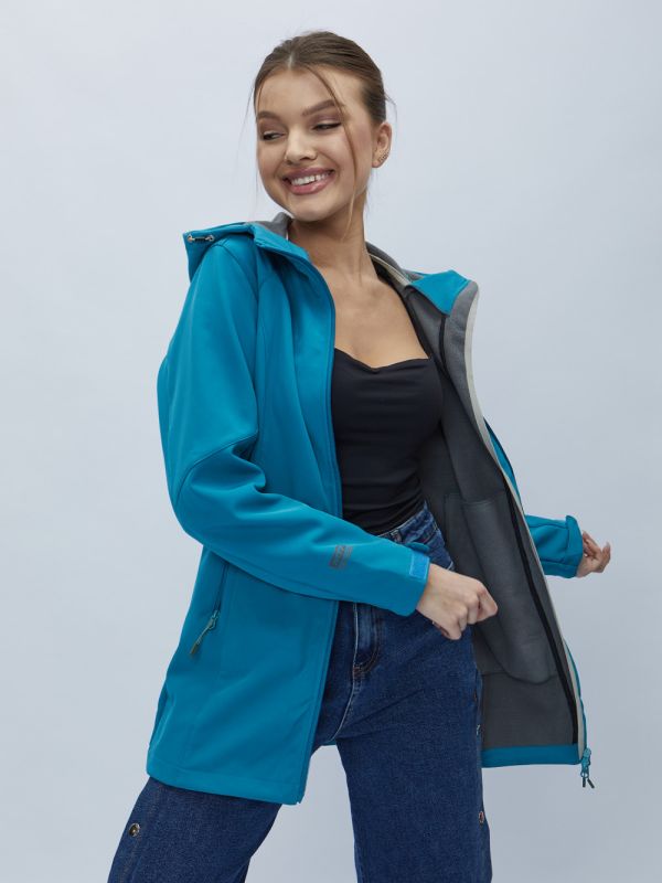 Women's windbreaker MTFORCE spring blue 22210S